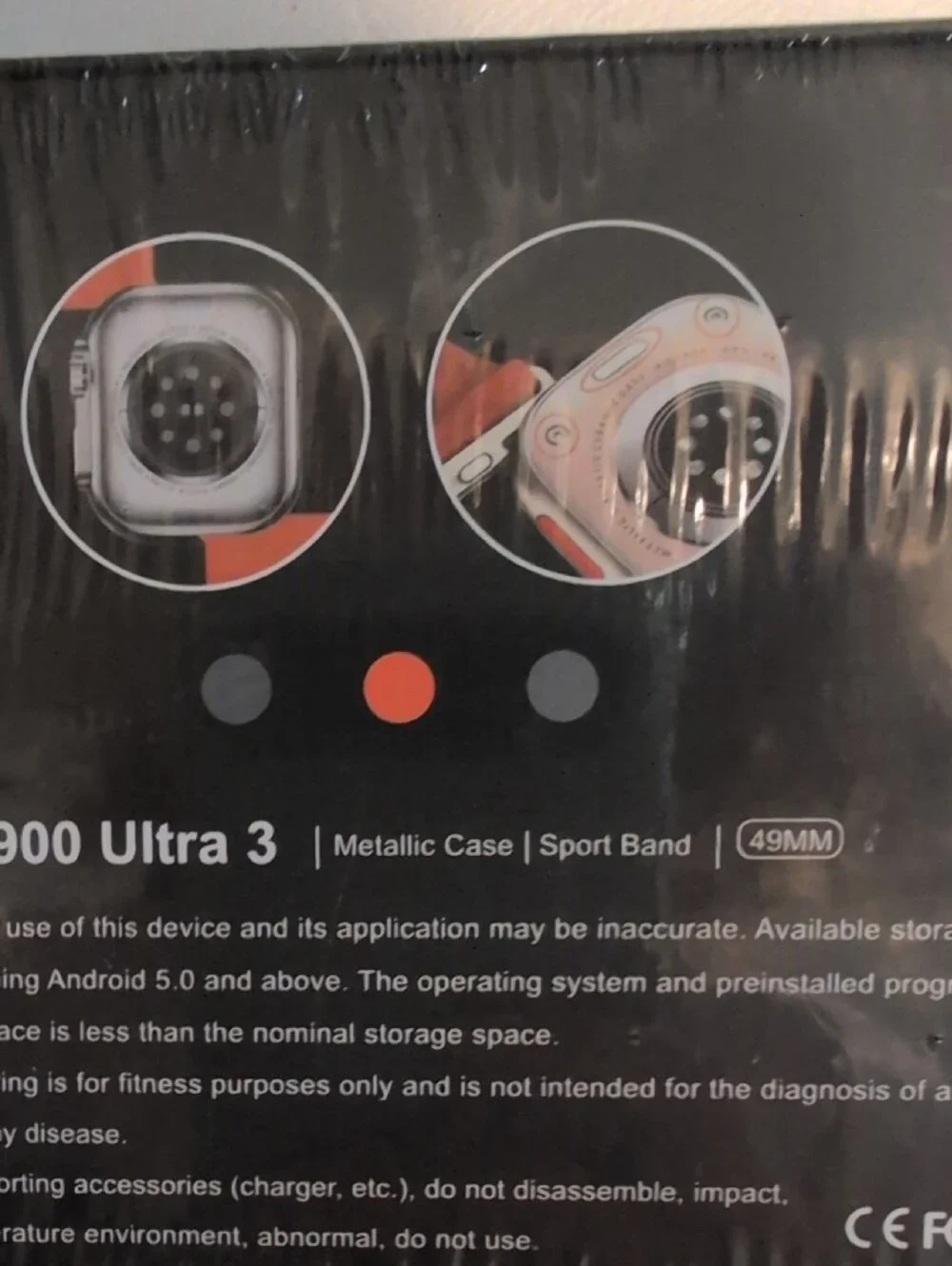 NIB Big C900 Ultra 3 Smartwatch - 2.19 In Infinite Display